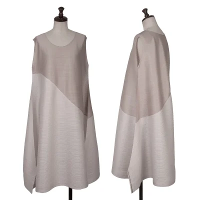PLEATS PLEASE Bicolor Sleeveless Tunic