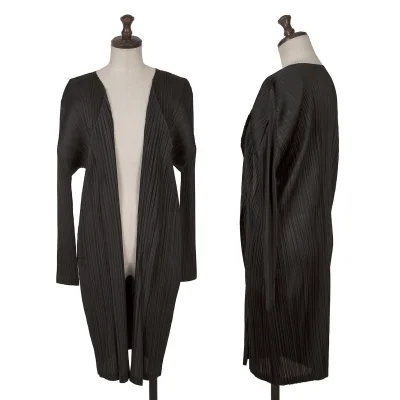 PLEATS PLEASE Pleats Buttonless Long Cardigan