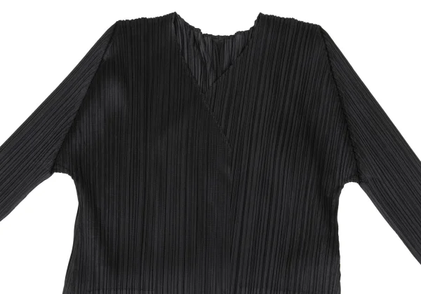 PLEATS PLEASE Pleats Buttonless Long Cardigan K-161448_003