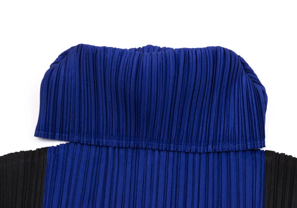 PLEATS PLEASE Pleats Bicolor Turtleneck Dress K-161449_005