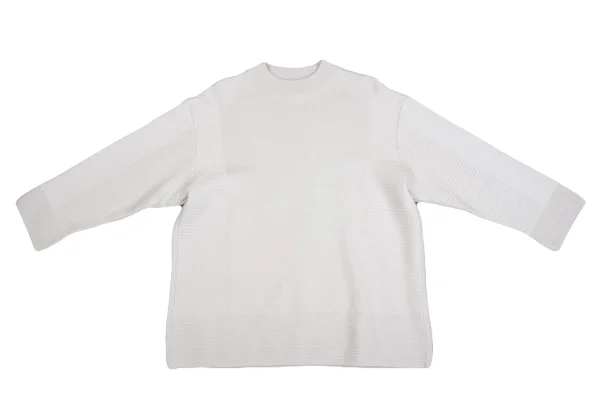 PLEATS PLEASE Striped Weave Switching Knit K-161451_002