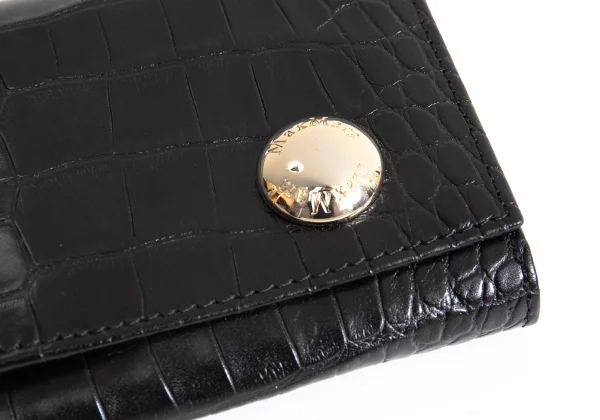 Max Mara Crocodile Emboss Leather Wallet K-161453_006