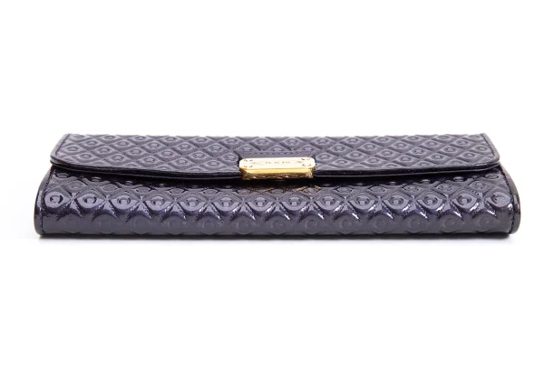 TOD'S Enamel Rhombus Emboss Wallet K-161454_004