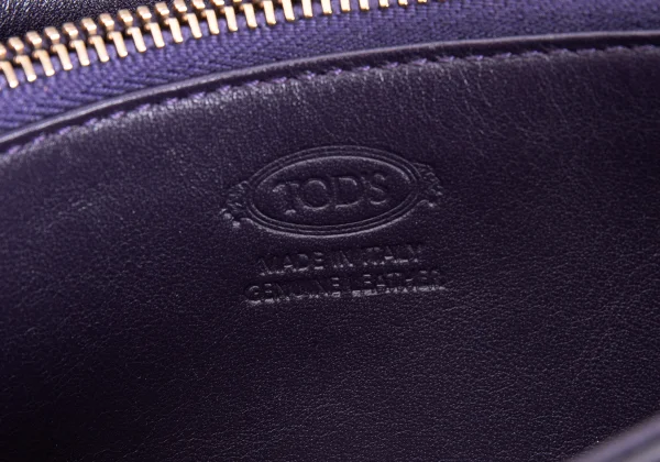 TOD'S Enamel Rhombus Emboss Wallet K-161454_011