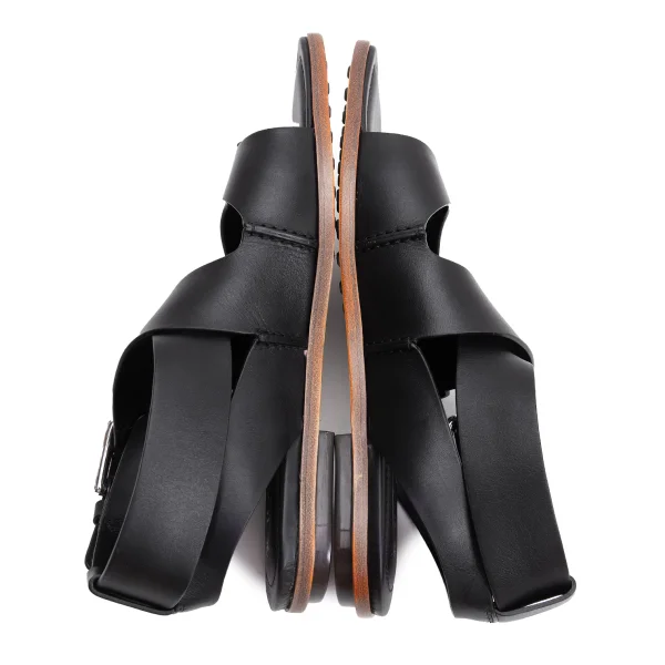 TOD'S Strap Leather Sandal K-161455_008