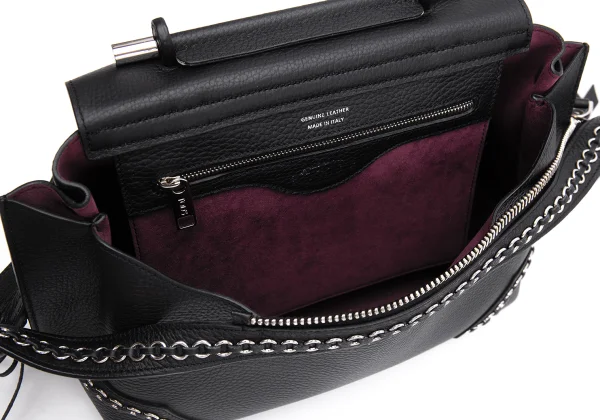 TOD'S Ring Stitch 2way Leather Bag K-161457_015
