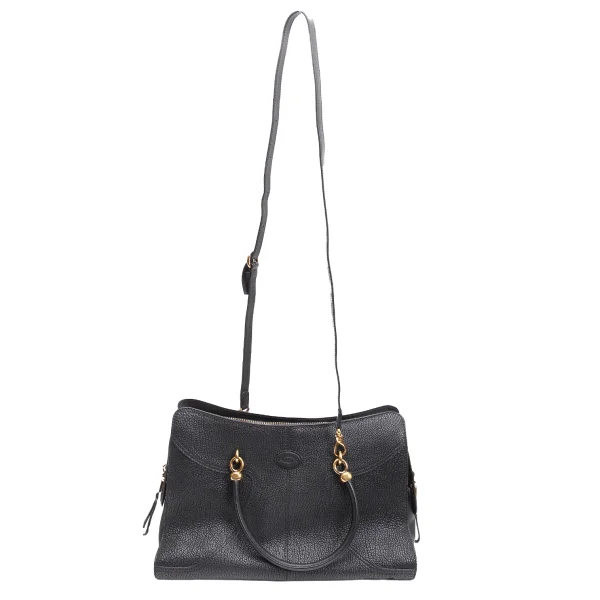 TOD'S Leather 2way Tote Bag K-161458_011