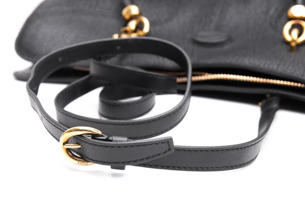 TOD'S Leather 2way Tote Bag K-161458_012