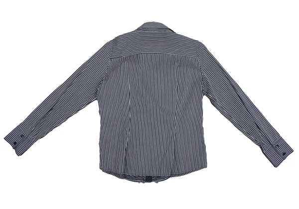NARACAMICIE Stiripe Frill Blouse K-161462_012