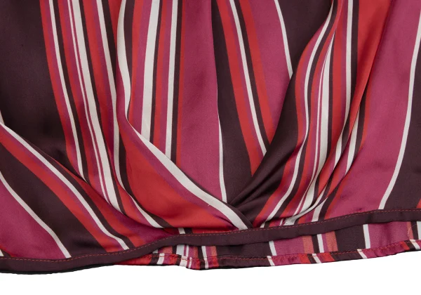 NARACAMICIE Poly Stripe Pull Over Blouse K-161463_008