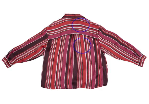 NARACAMICIE Poly Stripe Pull Over Blouse K-161463_010