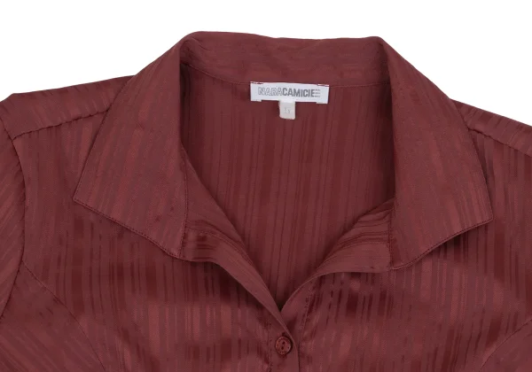NARACAMICIE Striped Stretch Blouse K-161465_004