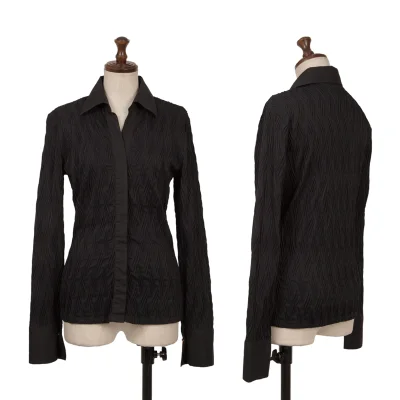 NARACAMICIE  Design Woven Long Sleeve Blouse