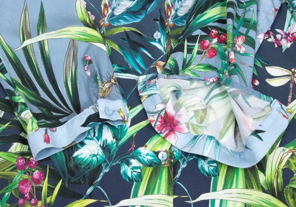 NARACAMICIE Botanical Printed 3/4 Sleeve Blouse K-161469_008