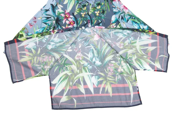 NARACAMICIE Botanical Printed 3/4 Sleeve Blouse K-161469_012