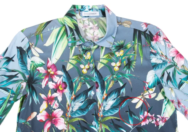 NARACAMICIE Botanical Printed 3/4 Sleeve Blouse K-161469_018