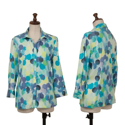 NARACAMICIE Printed 3/4 Sleeve Blouse