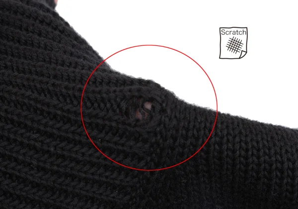 Y's for men Faucet Intarsia Cotton Knit K-161473_004