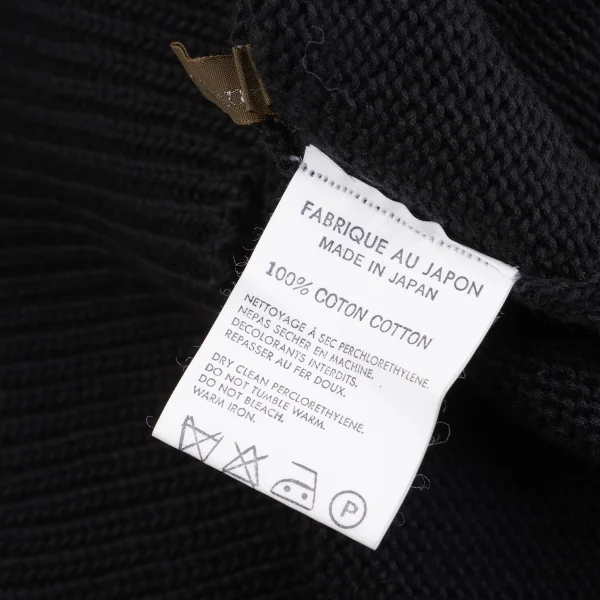Y's for men Faucet Intarsia Cotton Knit K-161473_012
