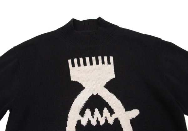 Y's for men Clipper Intarsia Cotton Knit K-161474_002