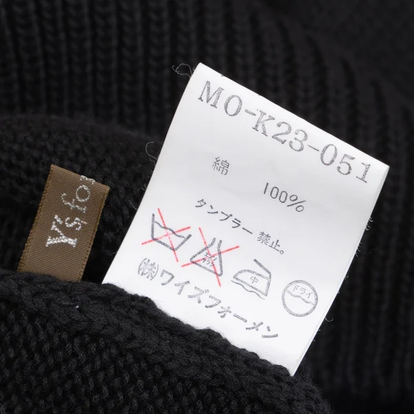 Y's for men Clipper Intarsia Cotton Knit K-161474_014