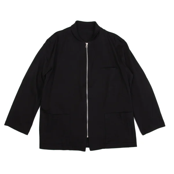 Y's for men Jersey Cotton Zip-up Blouson Black M-L K-161475_001