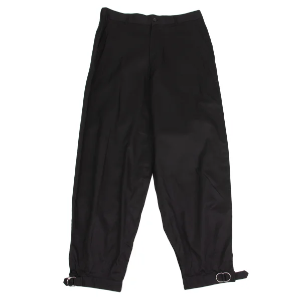 COMME des GARCONS HOMME PLUS Hem Belted Cotton Pants Black L K-161478_001