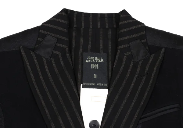 Jean Paul GAULTIER HOMME Striped Inside Out Jacket K-161479_003