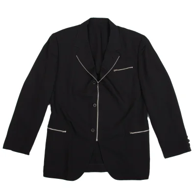 Jean Paul GAULTIER HOMME Zipper Design Wool Jacket