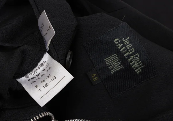 Jean Paul GAULTIER HOMME Zipper Design Wool Jacket K-161480_016
