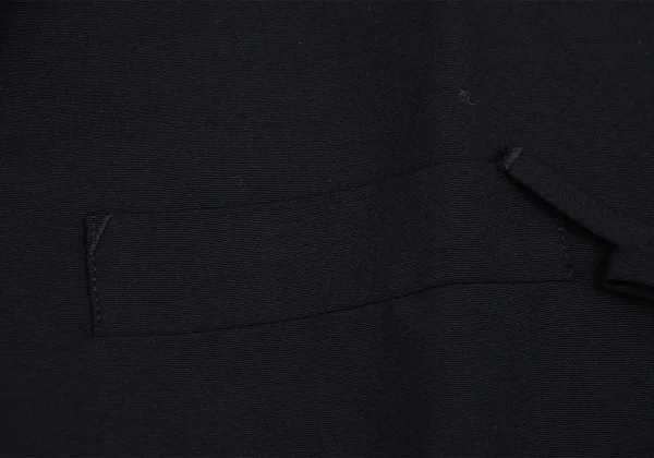 ジャンポールゴルチエ オムJean Paul GAULTIER HOMME リボン着脱デザインウールジャケット 黒50 K-161481_005