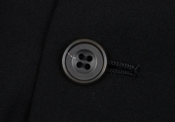 ジャンポールゴルチエ オムJean Paul GAULTIER HOMME リボン着脱デザインウールジャケット 黒50 K-161481_011