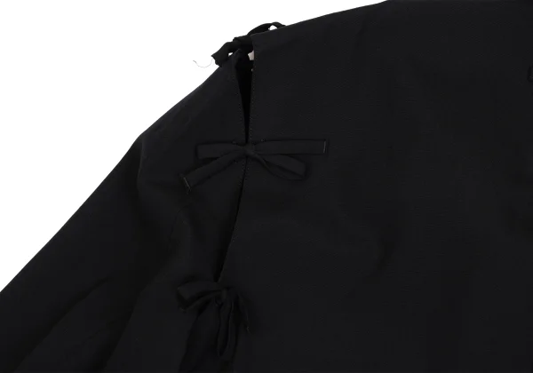 ジャンポールゴルチエ オムJean Paul GAULTIER HOMME リボン着脱デザインウールジャケット 黒50 K-161481_017