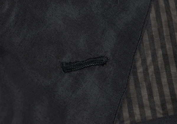 Jean Paul GAULTIER HOMME See-through Layered Striped Jacket K-161483_004
