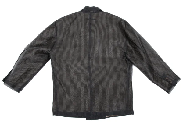Jean Paul GAULTIER HOMME See-through Layered Striped Jacket K-161483_013