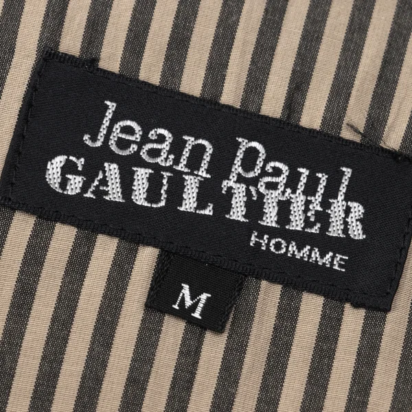 Jean Paul GAULTIER HOMME See-through Layered Striped Jacket K-161483_017