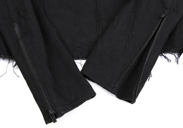 Yohji Yamamoto FEMME Cut Off Denim Blouson K-161488_007