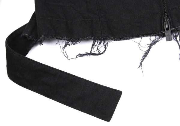 Yohji Yamamoto FEMME Cut Off Denim Blouson K-161488_009