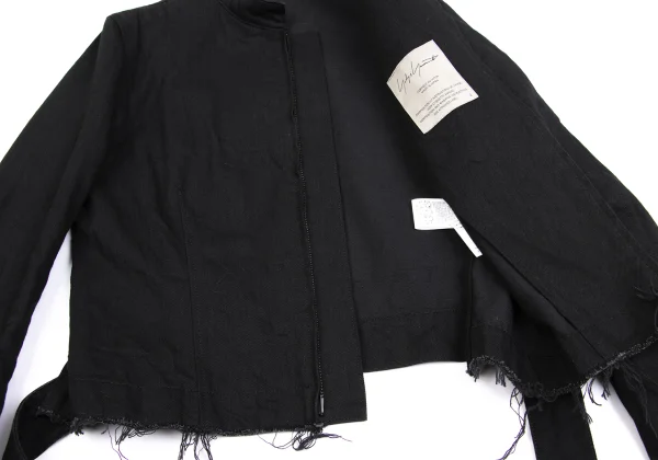 Yohji Yamamoto FEMME Cut Off Denim Blouson K-161488_011
