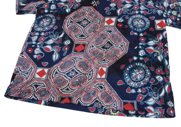 Yohji Yamamoto POUR HOMME Cotton Chinoiserie Pattern T-shirt K-161489_007