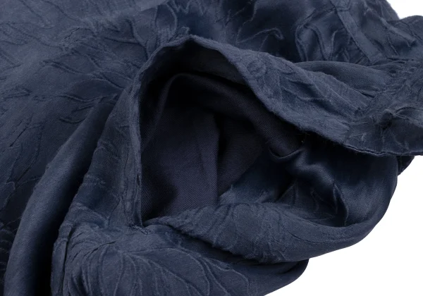 Yohji Yamamoto NOIR Rayon Silk Floral Emboss Skirt K-161490_012
