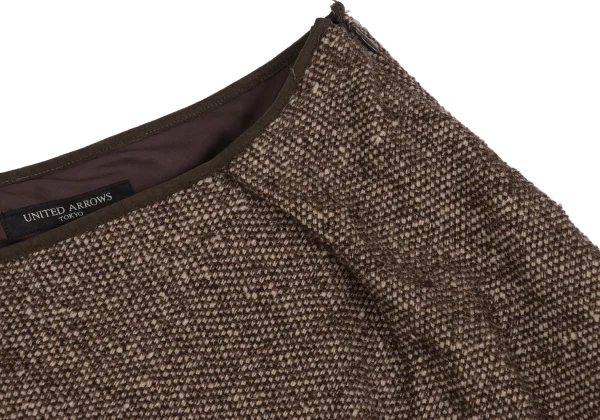 UNITED ARROWS TOKYO Wool Silk Tweed Skirt K-161493_004