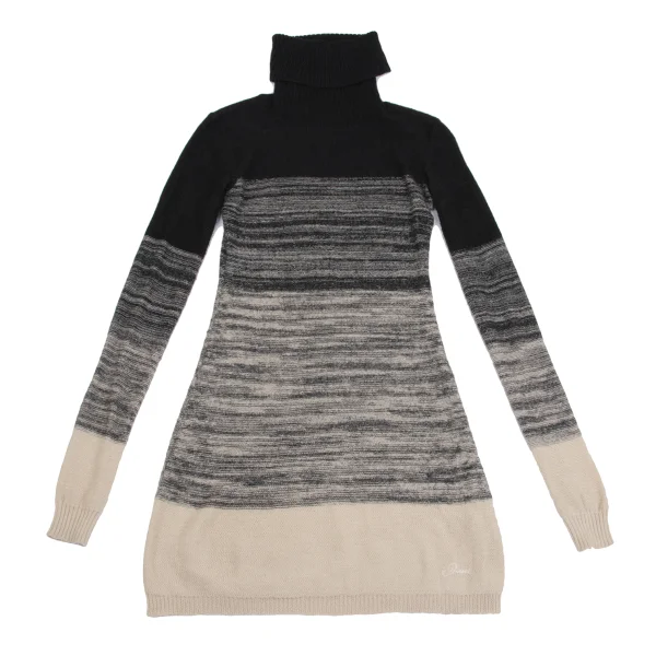 DIESEL Alpaca Blended Turtle Neck Knit Tunic K-161495_002