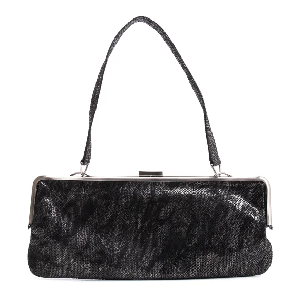 JEAN COLONNA Snake Pattern Shoulder Bag K-161498_004