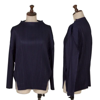 PLEATS PLEASE TRUNK 3D Sleeve Pleated T Shirt