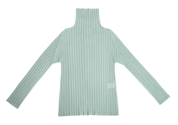 PLEATS PLEASE Rib Pleated Turtleneck T Shirt K-161500_002