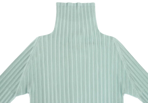 PLEATS PLEASE Rib Pleated Turtleneck T Shirt K-161500_003