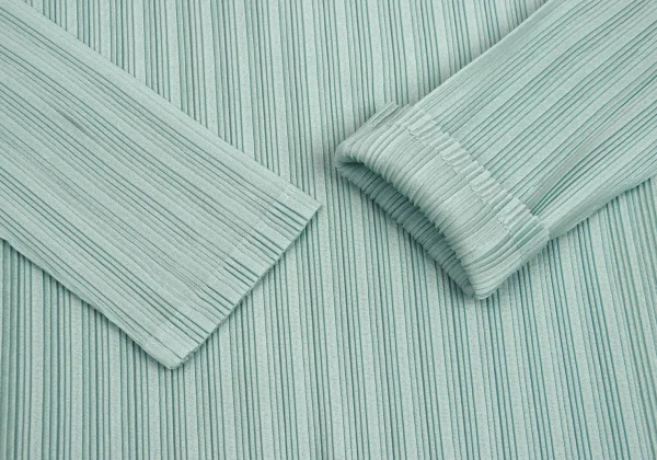 PLEATS PLEASE Rib Pleated Turtleneck T Shirt K-161500_006