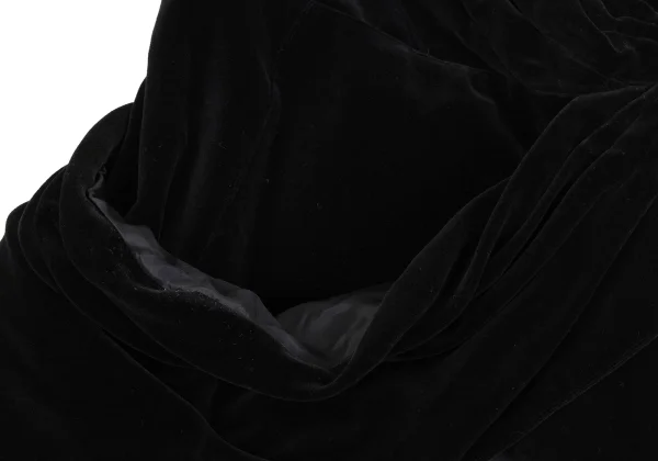 Thierry Mugler Velour Gathered Jacket K-161507_010