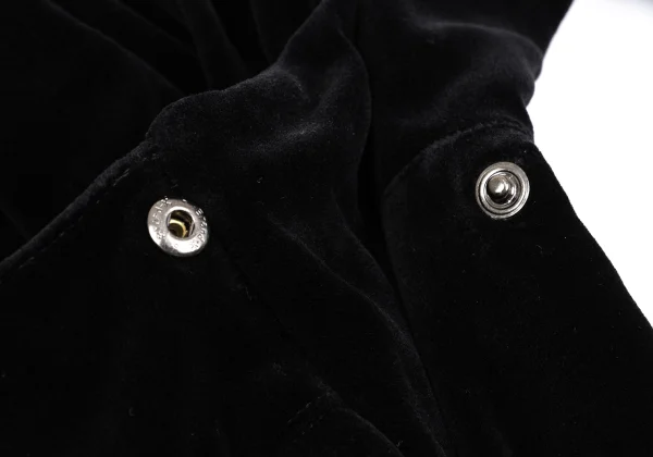 Thierry Mugler Velour Gathered Jacket K-161507_011